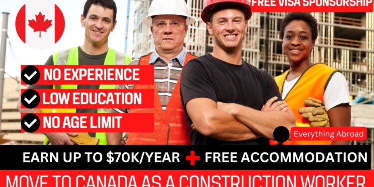 Good Construction jobs in Canada: 2024 Application