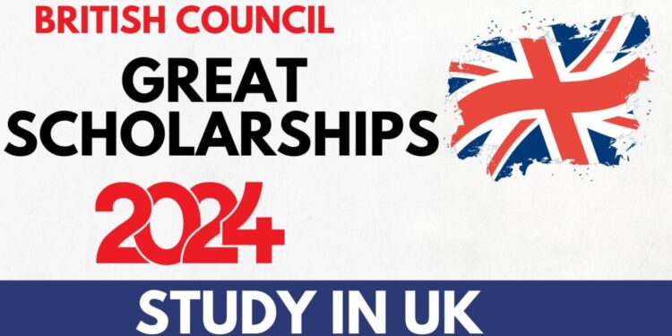 UK GREAT Scholarship 2024 by UK Government & British Council